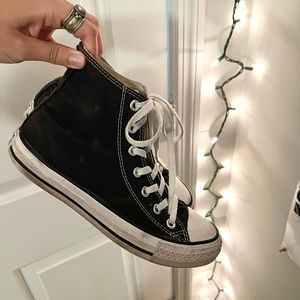 Womens Black Hightop Converse